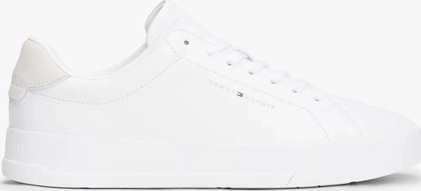 Tommy Hilfiger TH COURT LTH DETAIL ESS Erkek Beyaz Sneaker FM0FM05367YBS - Image 1