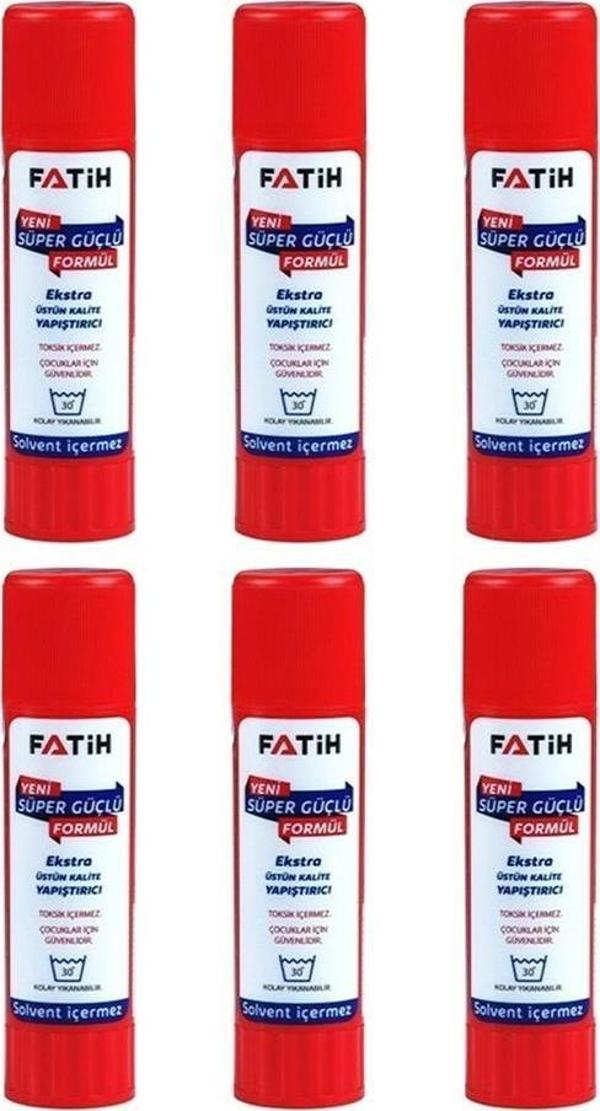 Glue Stick Yapıştırıcı Katı Yapıştırıcı 40 Gr Ruj Yapıştırıcı 6 Adet - Image 1