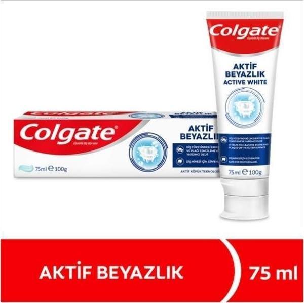Colgate Aktif Beyazlık Diş Macunu 75 ml - Image 1