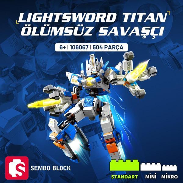 Lightsword Titan Ölüm Savaşçısı Yapı Bloğu Seti - Image 1
