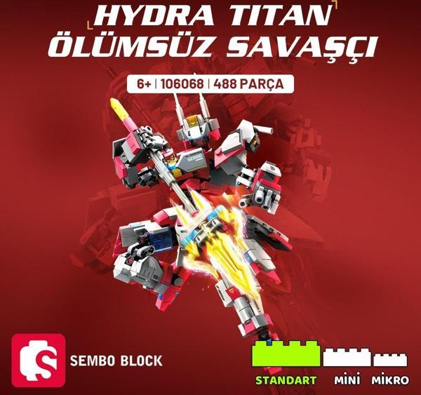 Hydra Titan Ölümsüz Savaşçı robot Yapı Bloğu Seti - Image 1