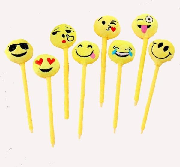 Büro Ev Ofis Hediyesi için Peluşlu Emoji Stil Kalem - Image 1