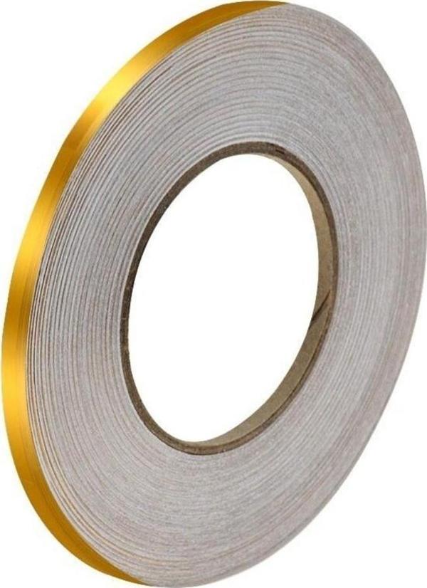 Büro Ev Dekoru için 1x500CM Yapışkanlı Fayans Arası Golden Şerit Bandı - Image 1