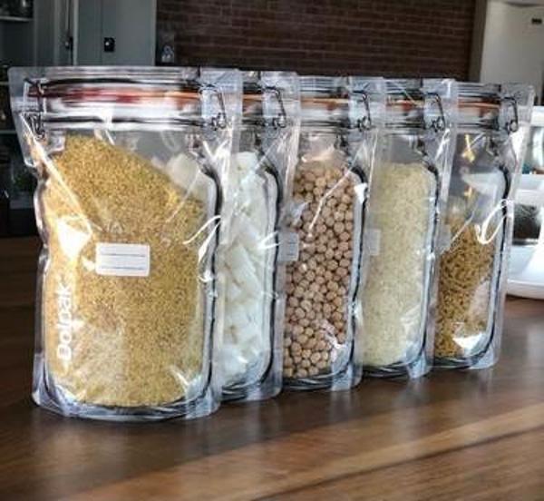 Büro Ev Ofis Mutfağı için Tekli 620ML Kavanoz Görünüml Kilitli Saklama Poşeti - Image 1