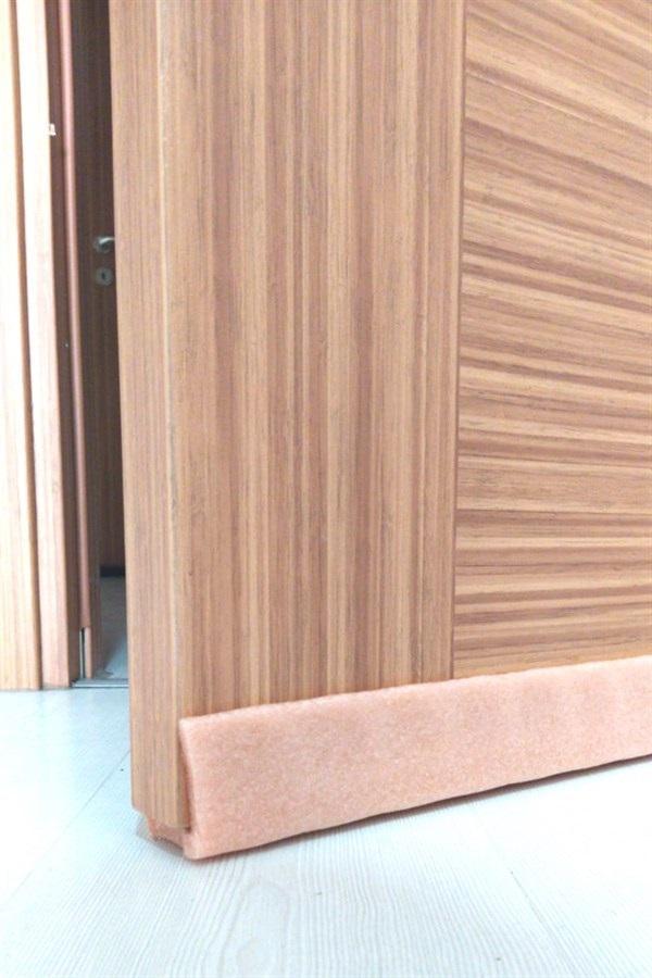 Büro Ev Yalıtımı için 4ADET Kahverengi Kapı Altı U Stil Yalıtıcı Strafor Seti - Image 1
