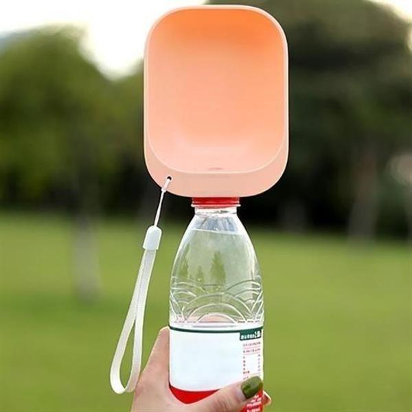 Büro Ev Evcil Hayvanı için Taşınır Plastik Pet Su Şişe Bağlantılı Kap - Image 1