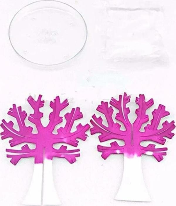 Büro Ev Hediyesi için 9x8CM Sihirli Sakura Kristal Kiraz Çiçeği Ağacı - Image 1