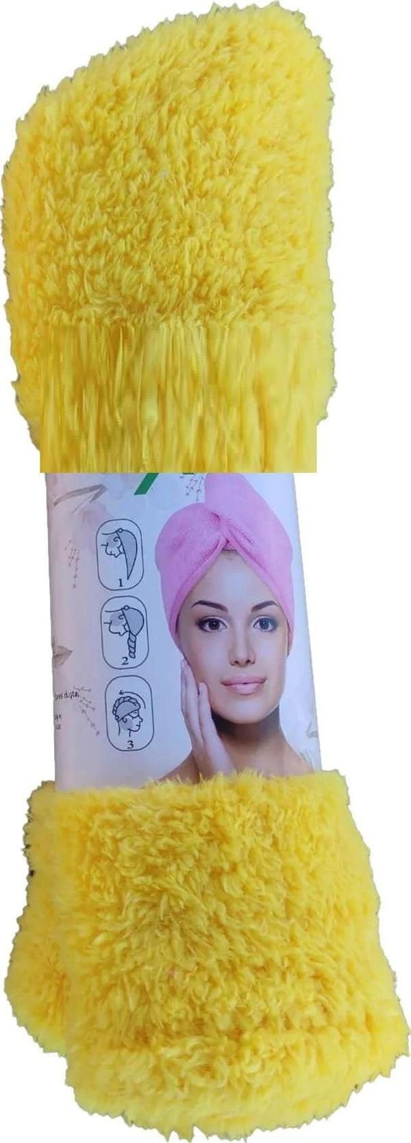 Büro Ev Ofis Düzeni için Maksi Lüks Emici Mikrofiber Saç Kurulama Havlu Bonesi - Image 1