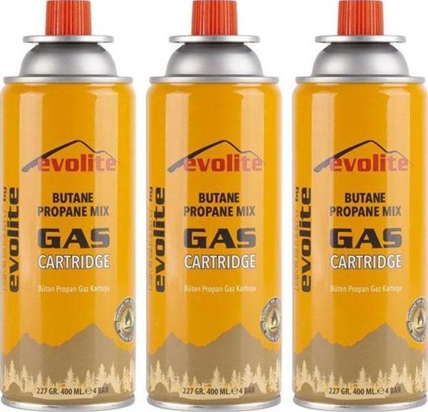 Evolite 227 Gr. Gaz Ocak Kartuşu 3 Adet EVO-009-A1 - Image 1