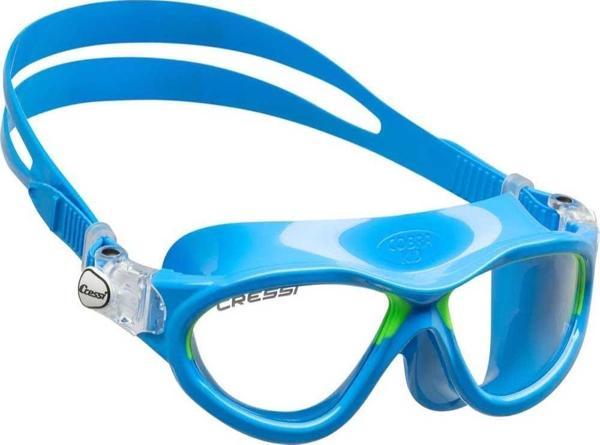 Cressi Mini Cobra Deniz Gözlüğü Light Blue/Lime - Image 1
