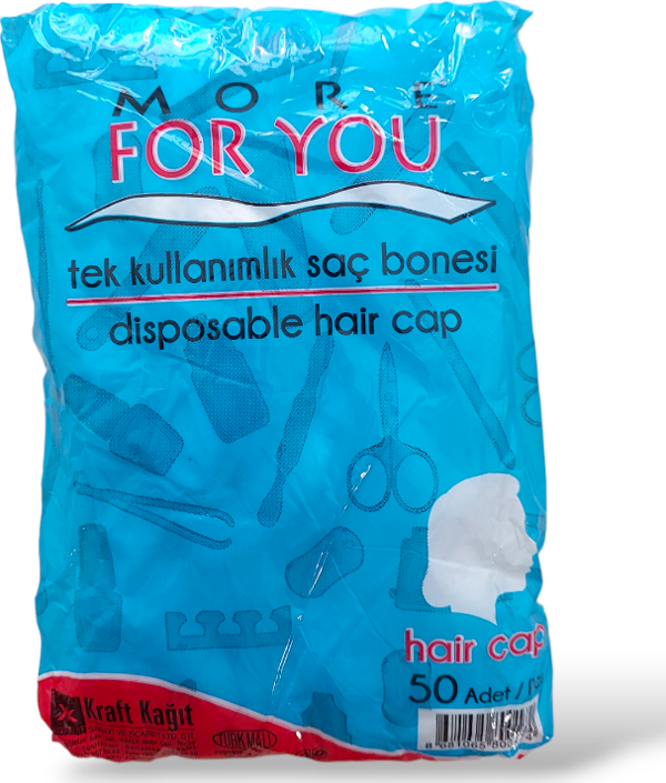 More For You Tek Kullanımlık Saç Bonesi 50'li Avantajlı Paket - Image 1