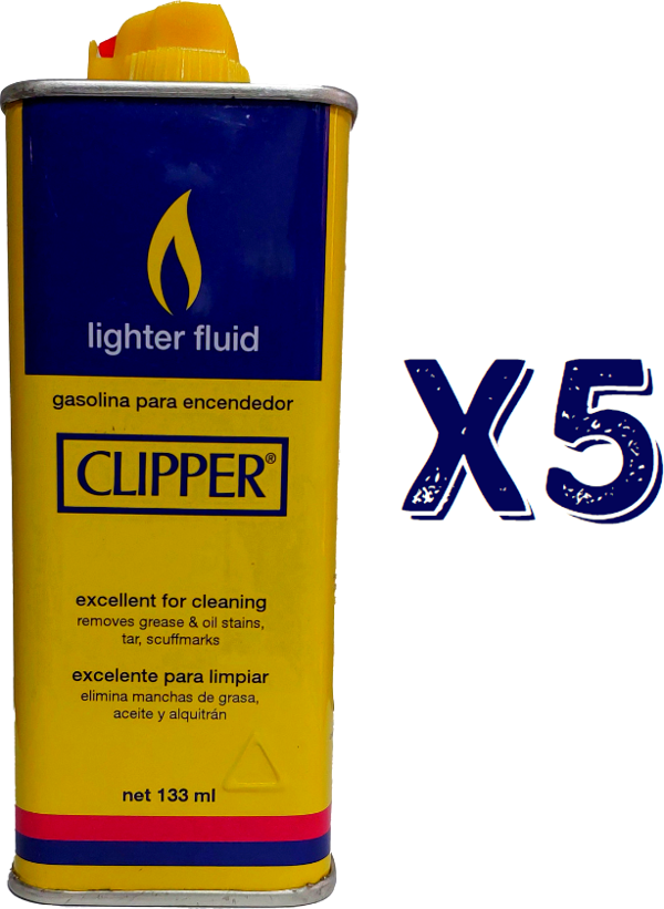 Clipper Çakmak Benzini 133 Ml 5 Adet - Image 1