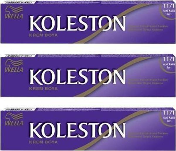Koleston Tüp Boya 50 ml - 11.1 Açık Küllü Sarı 3 Adet - Image 1