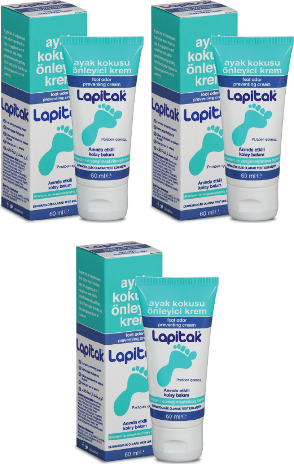 Lapitak Ayak Kokusu Önleyici 60 Ml 3 Adet - Image 1