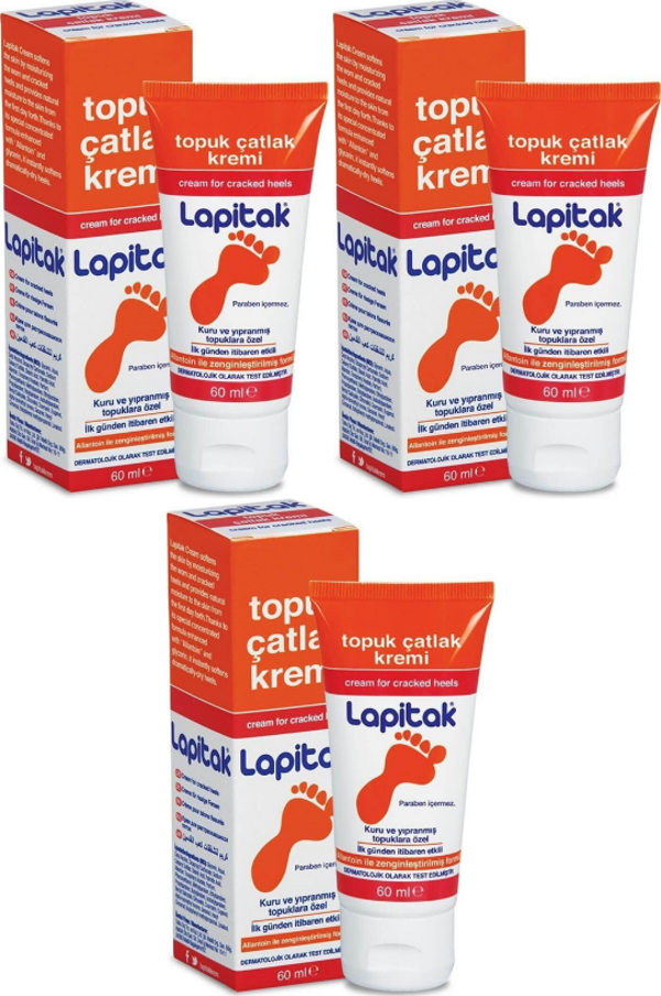 Lapitak Topuk Çatlak Kremi 60 Ml 3 Adet - Image 1