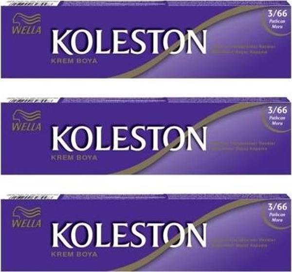 Koleston Tüp Boya 50 ml - 3.66 Patlıcan Moru 3 Adet - Image 1