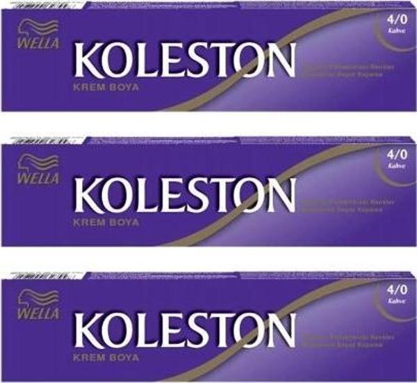 Koleston Tüp Boya 50 ml - 4.0 Kahve 3 Adet - Image 1