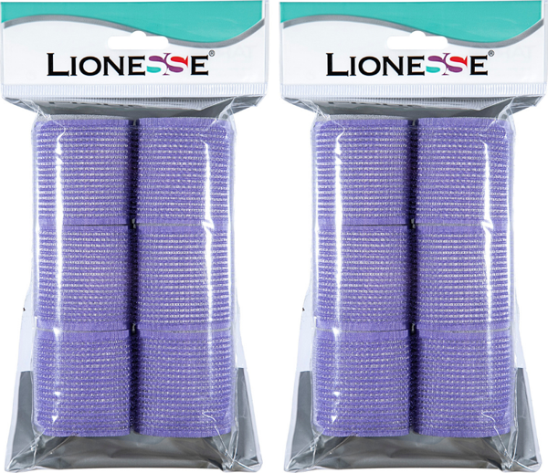 Lionesse Bigudi 1114 Süngerli Mor 6lı Paket 2 Adet - Image 1