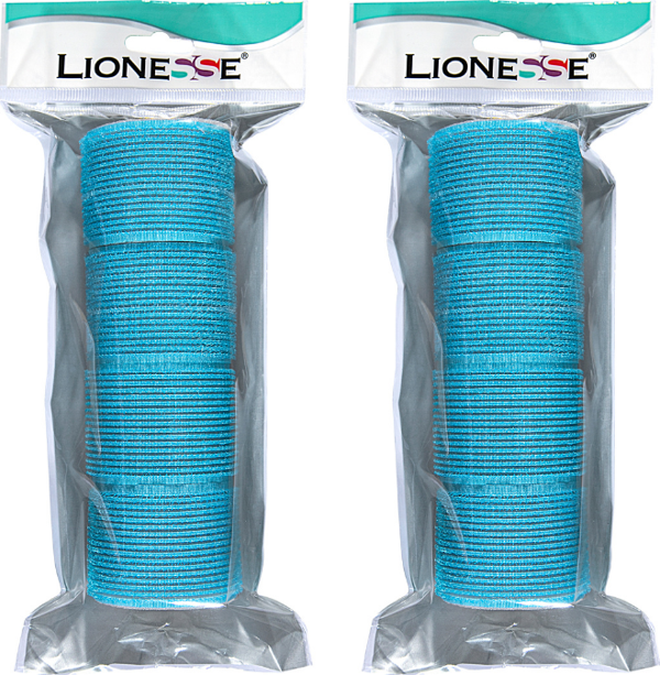 Lionesse Bigudi 1115 Süngerli Mavi 4'lü Paket 2 Adet - Image 1