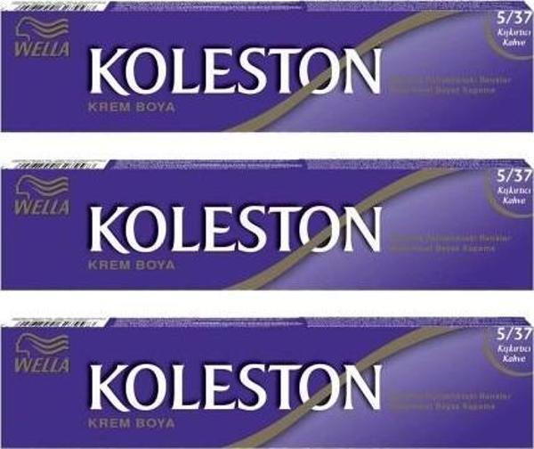 Koleston Tüp Boya 50 ml - 5.37 Kışkırtıcı Kahve 3 Adet - Image 1