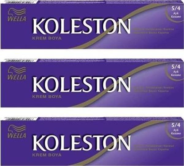 Koleston Tüp Boya 50 ml - 5.4 Açık Kestane 3 Adet - Image 1