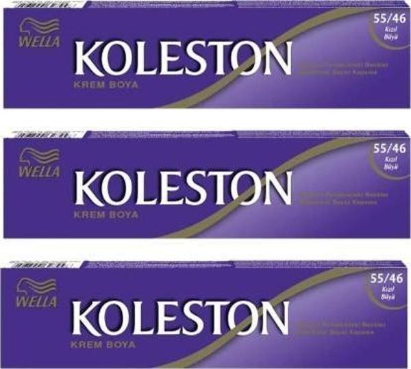 Koleston Tüp Boya 50 ml - 55.46 Kızıl Büyü 3 Adet - Image 1