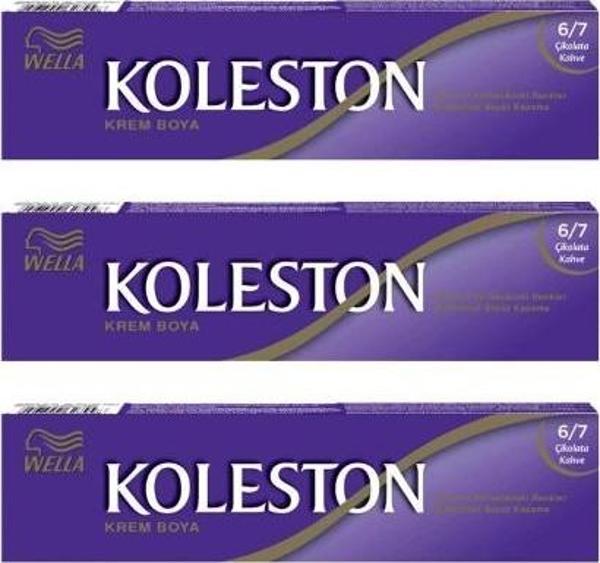Koleston Tüp Boya 50 ml - 6.7 Çikolata Kahve 3 Adet - Image 1
