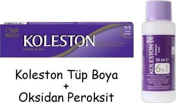 Koleston Tüp Boya 50 ml - 7.3 Fındık Kabuğu + 20 Vol Oksidan Peroksit - Image 1
