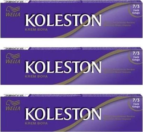 Koleston Tüp Boya 50 ml - 7.3 Fındık Kabuğu 3 Adet - Image 1