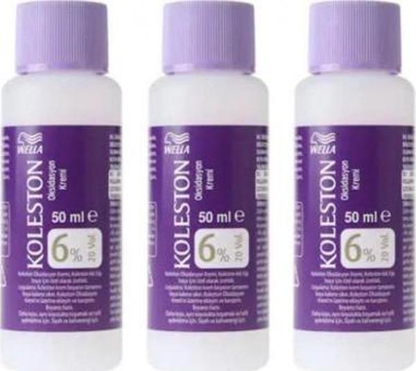 Koleston Peroksit 50 ml Oksidan 20 Volüm %6 3 Adet - Image 1