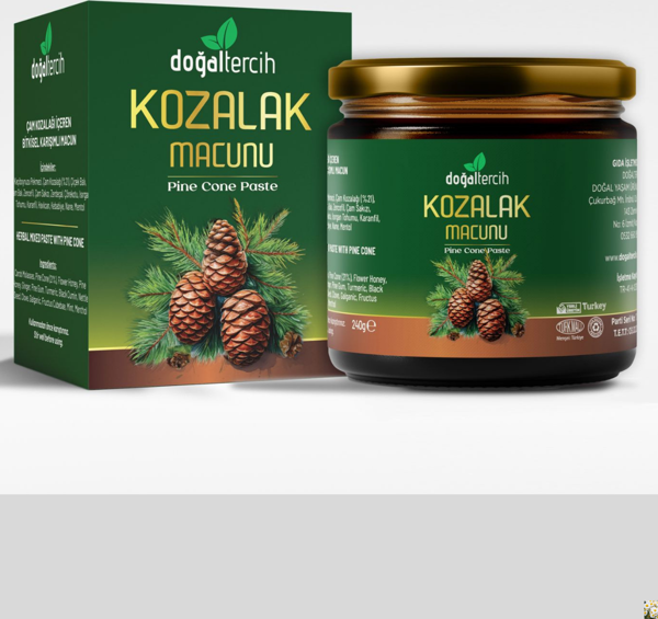 Doğaltercih Kozalak Macunu , Katkısız Doğal İçerikli Çam Kozalağı Macunu 240 gr - Image 1