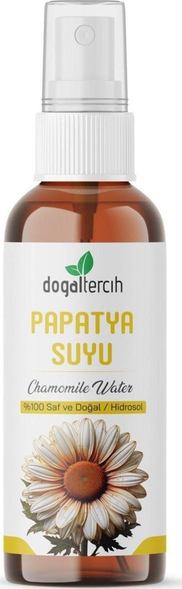 %100 Saf ve Doğal Papatya Suyu Saç ve Cilt Toniği / Hidrosol 100 ml (Chamomile Water) - Image 1