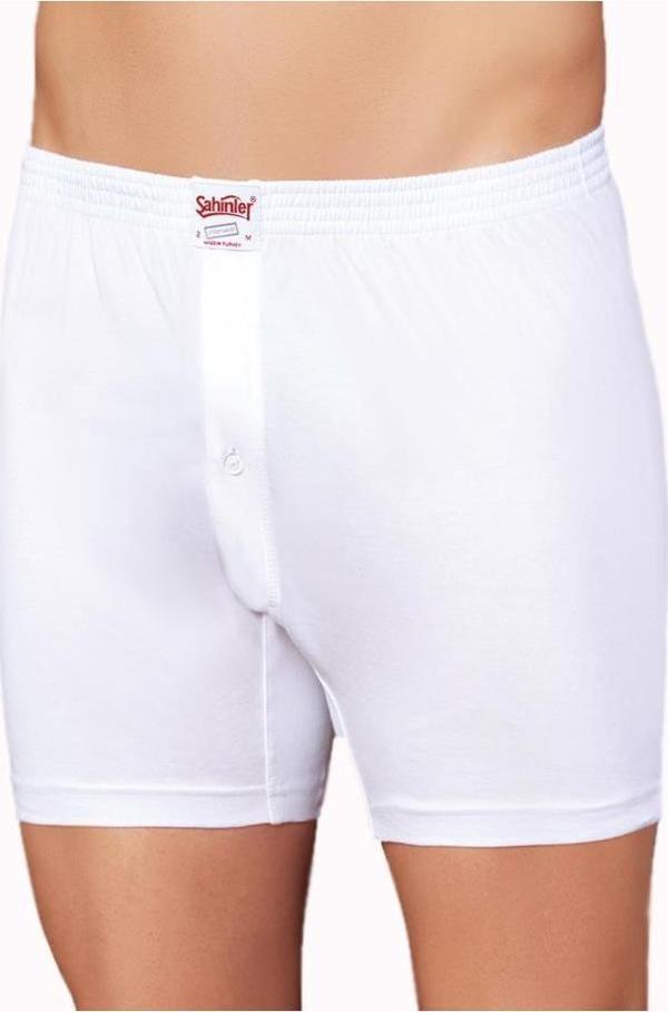 Şahinler Erkek Penye Boxer Düz Renk ve Desenli E010 - Image 1