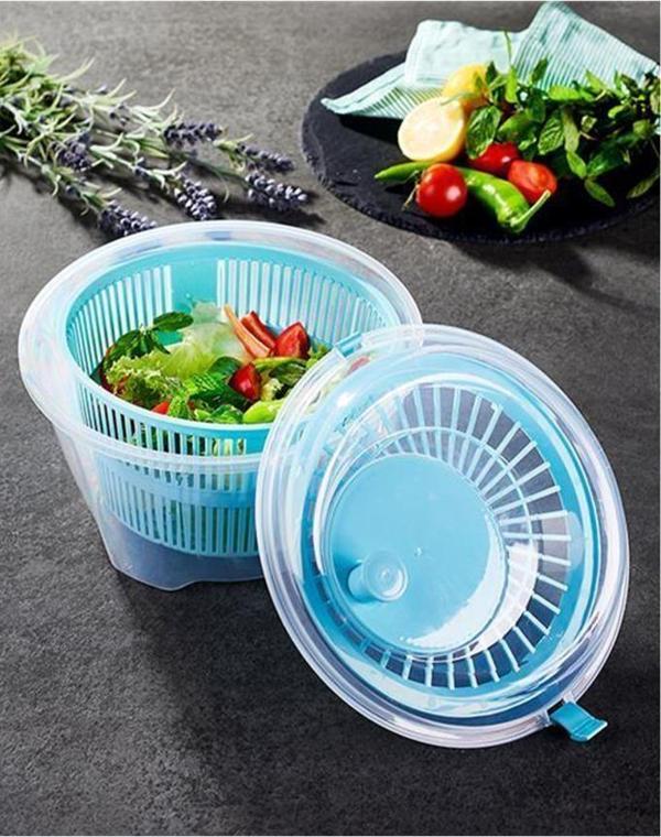 4.4L Plastik Sebze Meyve Salata Domates Kurutucu - Image 1