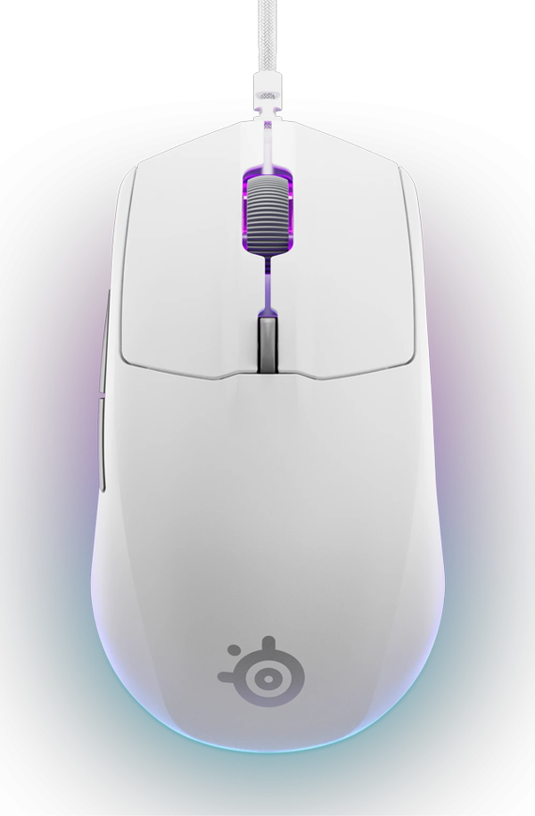 SteelSeries Rival 3 Gen 2 SSM62516 Optik 6 Tuş 8500DPI Beyaz Kablolu Gaming (Oyuncu) Mouse - Image 1