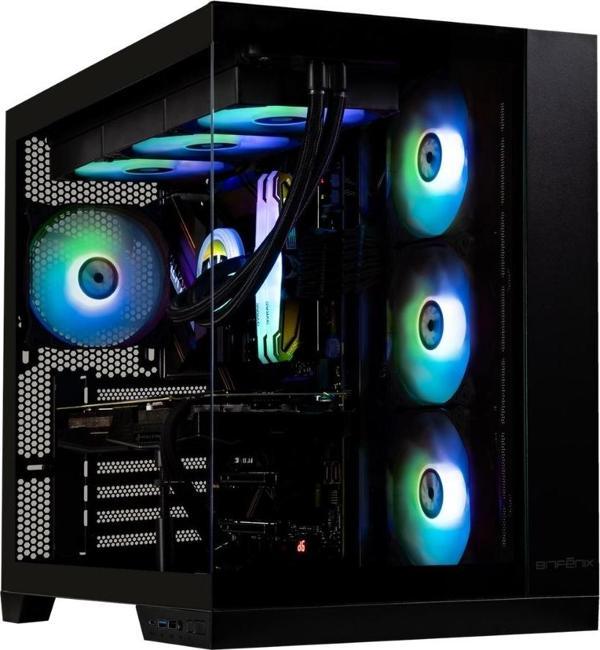 Bitfenix MH100 750W 80+ Bronze PSU 4x120mm ARGB Fan ATX Temperli Cam Siyah Gaming (Oyuncu) Kasa - Image 1