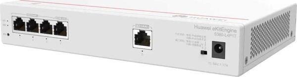 Huawei eKit Engine S380-L4P1T  50W 5 Port 8Gbit/S Yönetilebilir Switch - Image 1