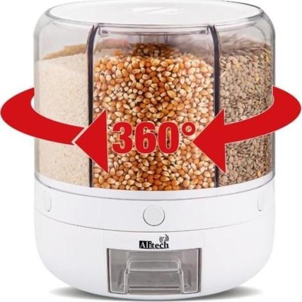 360° Dönebilir 10 Litre Gıda Organizeri - Image 1