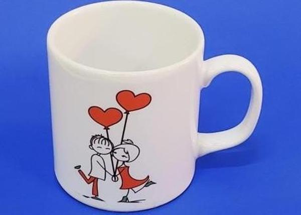 Mutlu Çift Temalı Kupa Bardak - Image 1