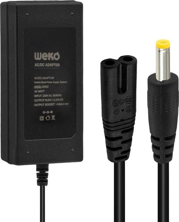19.5 VOLT 2.31 AMPER 4.5X3.0MM UÇLU NOTEBOOK ADAPTÖR YERLİ ÜRETİM  GO50608570520 - Image 1