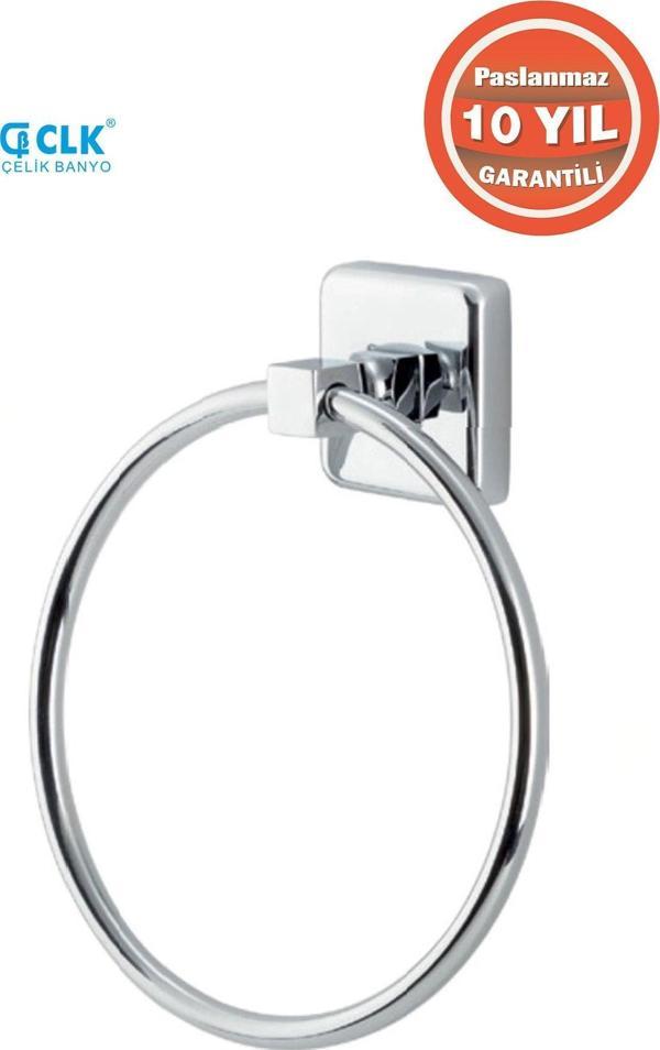 Çelik Banyo Paslanmaz Pirinç Kumru Yuvarlak Havluluk - Image 1