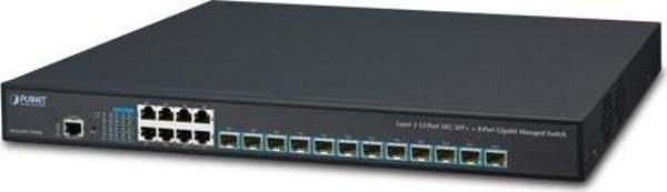 Layer 3 Yönetilebilir Switch (Layer 3 Managed Switch)&lt;br&gt;
12 x 10GBASE-SR/LR SFP+ yuva (1000BASE-SX/LX/BX SFP uyumlu)&lt;br&gt;
8 x 10/100/1000T&lt;br&gt;
Çift 100~240V AC Yedek Güç&lt;br&gt;
Ko - Image 1