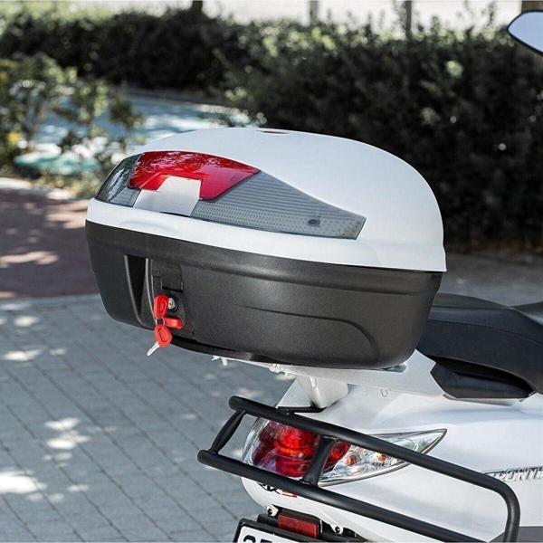 Arwic Motor Arka Çanta Bagaj 46 Lt Beyaz Baglantı Aparatları - Image 1