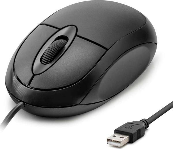 Kablolu Mouse 800 Dpı 110Cm Siyah ND3252 - Image 1