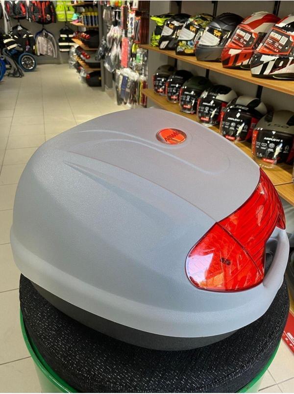 Arwic Motorsiklet Arka Çanta 32 Litre Gri Renk - Image 1