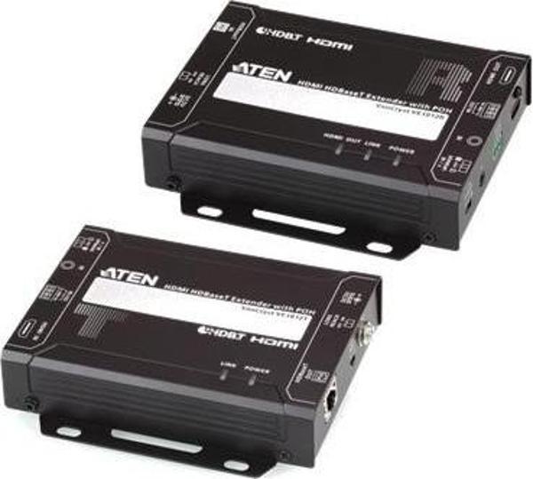 HDMI HDBaseT Sinyal Uzatma Cihazı, POH özellikli, Long Reach mod&#039;da 150 metre, Alıcı (Receiver) ve Verici (Transmitter) Birim dahil&lt;br&gt;
HDMI HDBaseT Extender with PoH (4K@100m) (HDBaseT Cla - Image 1