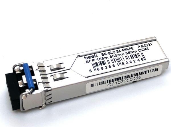 Beek 100Base-SX (LC/2km/850nm/Multimode) SFP module  Cisco /Alcatel ürünleriyle uyumlu - Image 1