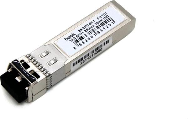 Beek SFP+ 10Gbps Short Range LC/300 metre/850nm/Multi-Mode Cisco, Juniper, Alcatel uyumlu, endüstriyel tip&lt;br&gt;
Beek 100 SFP+ 850nm 300m Industrial - Image 1