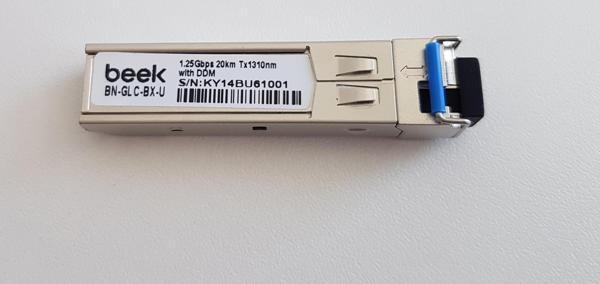 Beek 1.25Gbps 20km 1310-nm TX/1490-nm, Cisco, Extreme, NORTEL, ZTE, Huawei, Alcatel, ZyXEL, Netgear, AVAYA, Juniper, Linksys, Enterasys ürünleriyle uyumlu - Image 1