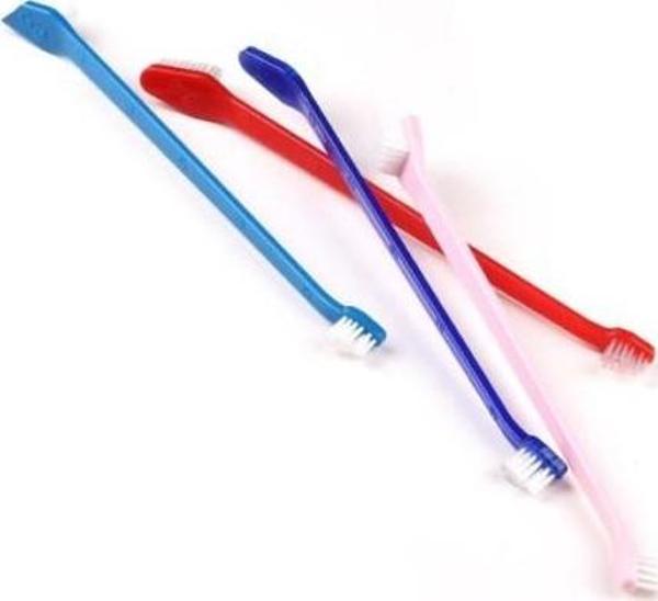 Plastik Köpek Diş Fırçası 4 Adet - Image 1